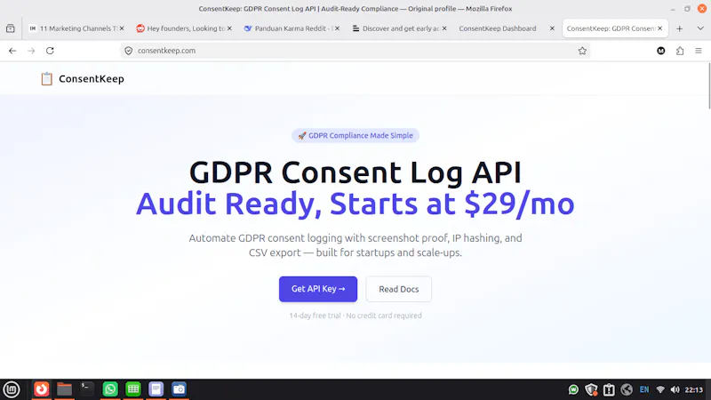 ConsentKeep screenshot 1