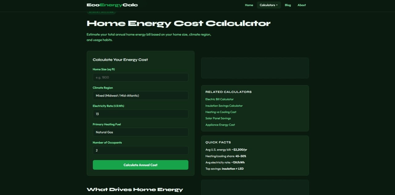 EcoEnergyCalc gallery image