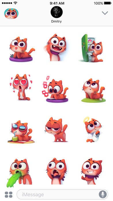 Taffy Cat – Sticker Pack gallery image