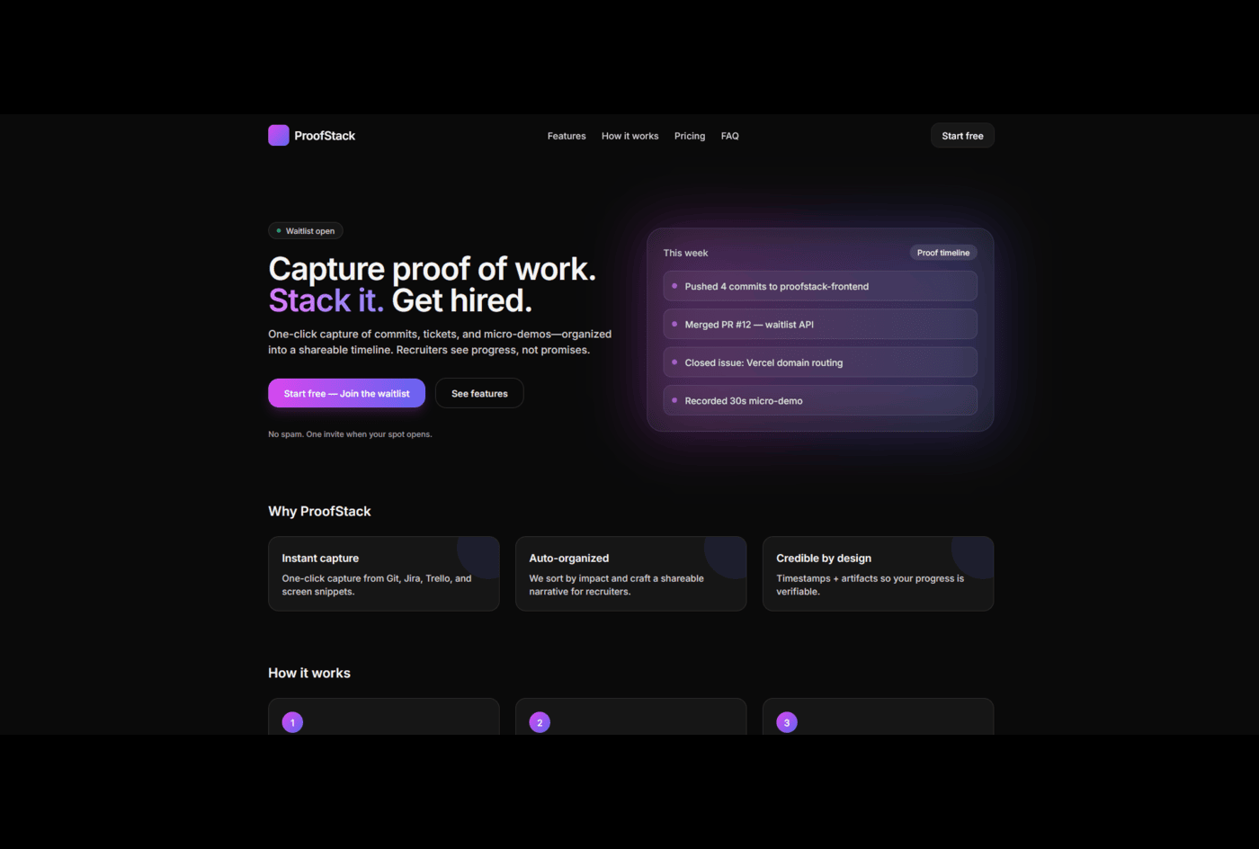 ProofStack - Product Hunt launch logo and brand identity