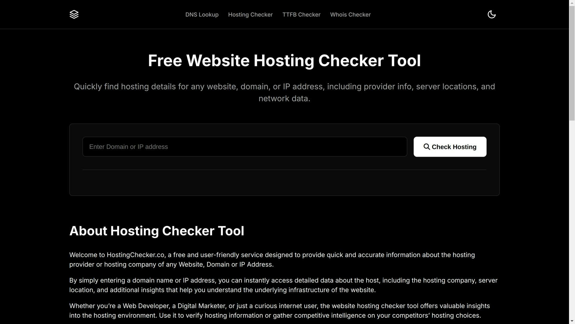 Hosting Checker gallery image