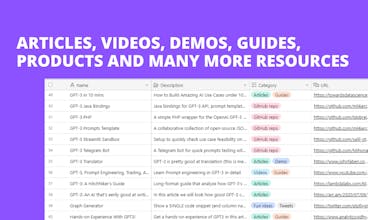 110+ GPT-3 Resources gallery image