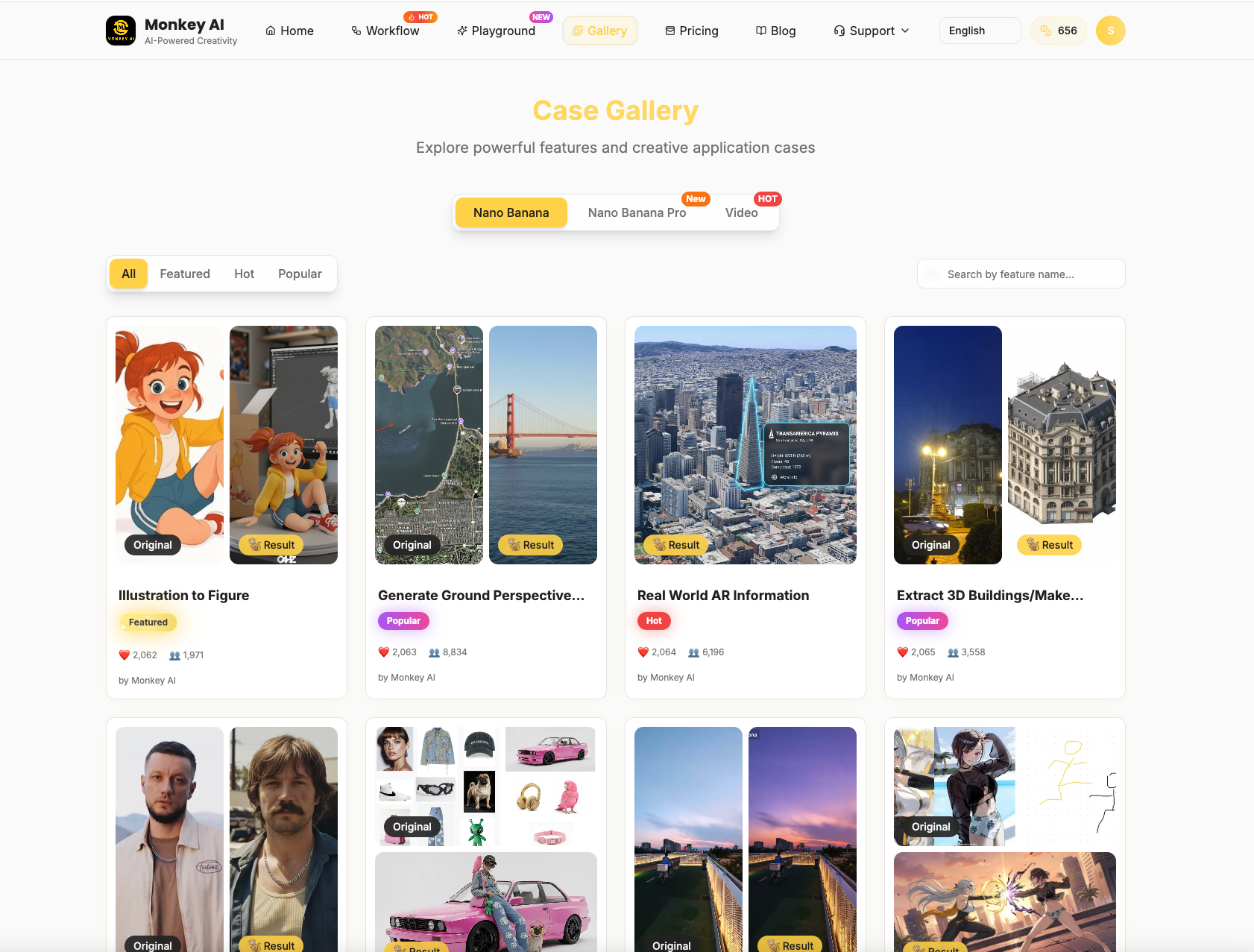 Monkey.AI workflow launch gallery image