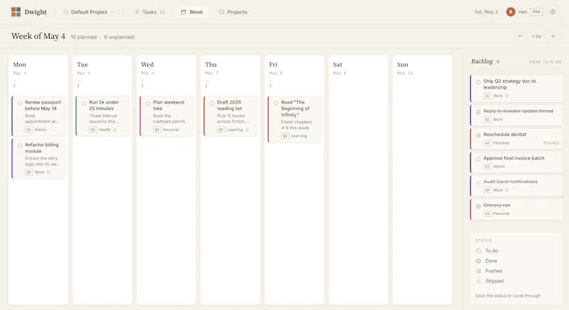 Dwight - Decide what matters screenshot 3
