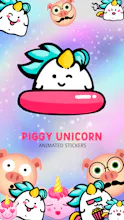 Piggy & Unicorn Animated Emojis gallery image
