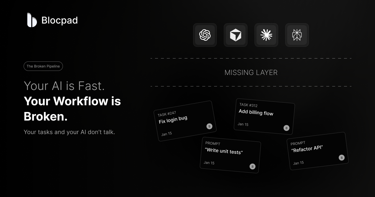 Blocpad CLI-The missing layer for cursor gallery image
