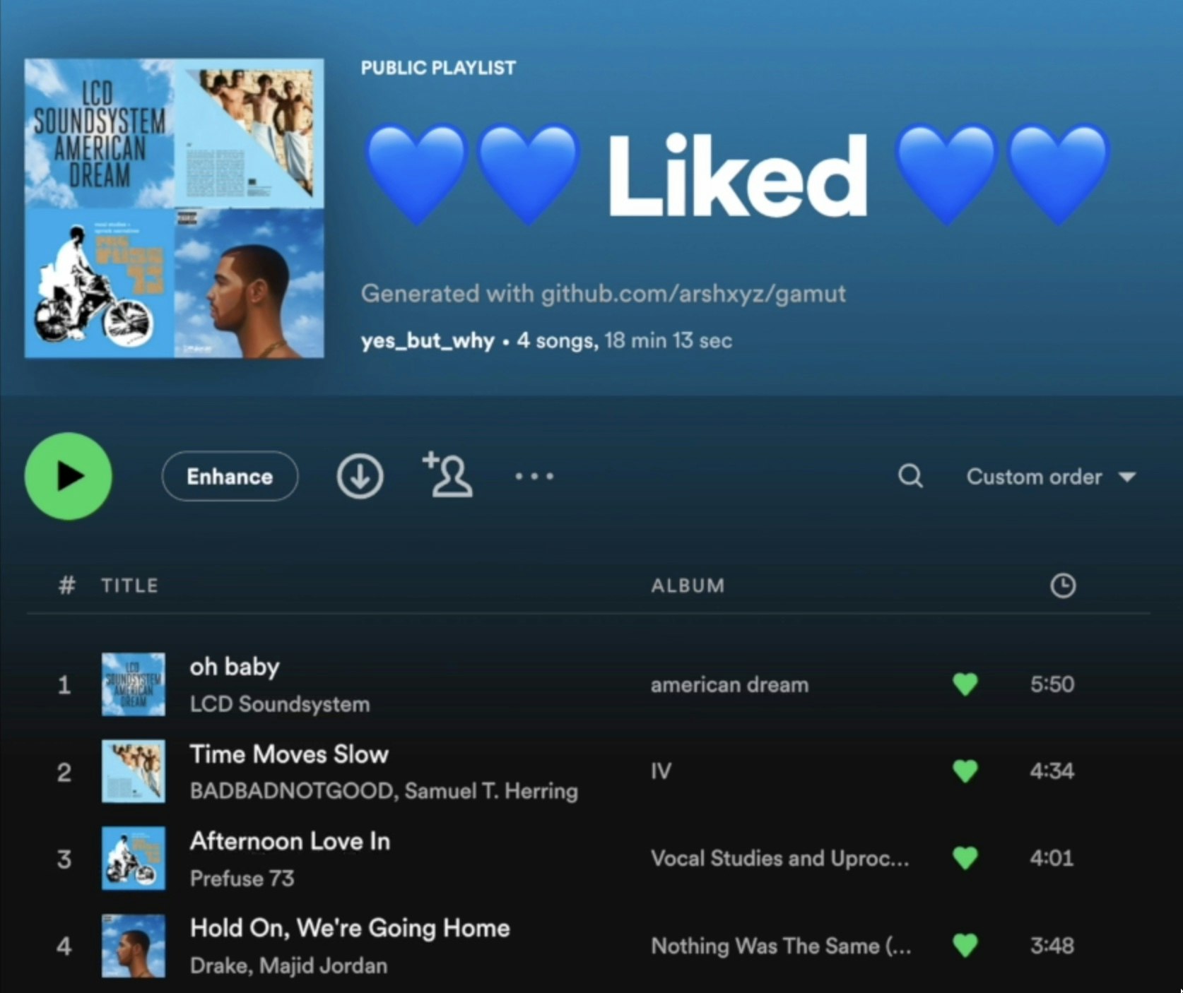Media Âm giai - Sắp xếp các bản nhạc thích Spotify của bạn theo màu sắc 3