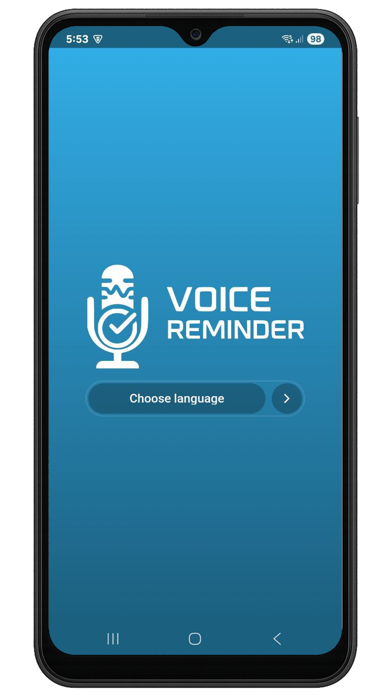 Reminder: Voice Notes - Main screenshot showing features and interface