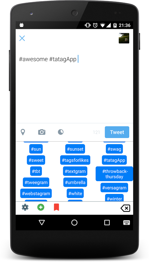 TaTag! Hashtag Keyboard gallery image