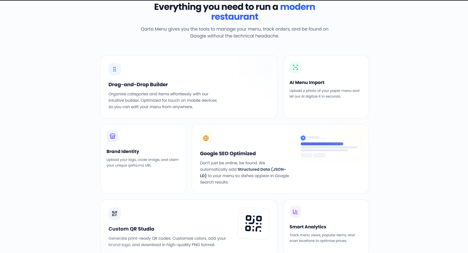 QartaMenu gallery image