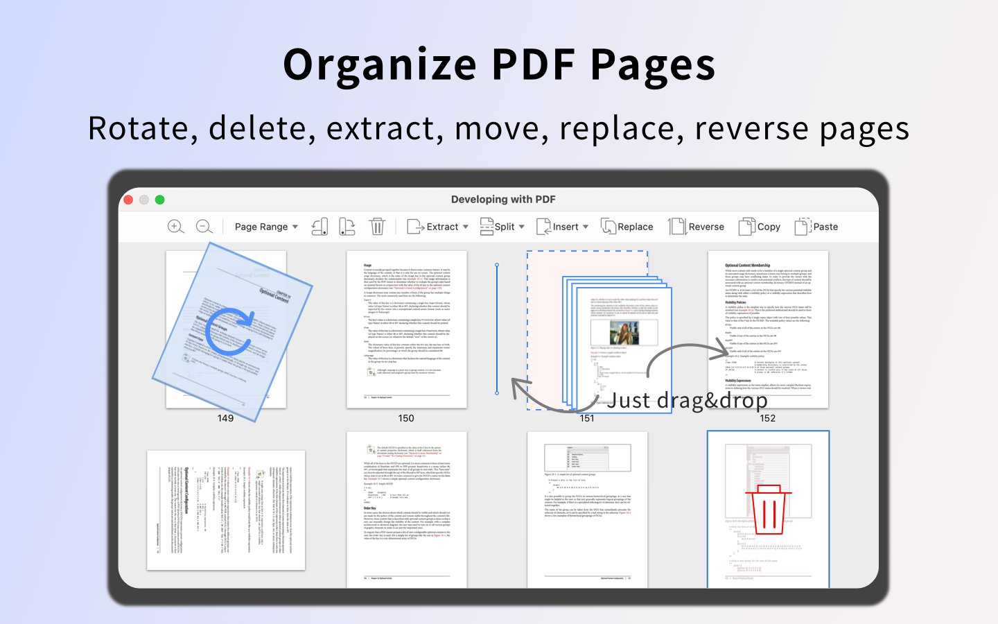 Media Editor halaman PDF - Campurkan, Ekstrak, Pindah, Pdf Pecahan 2