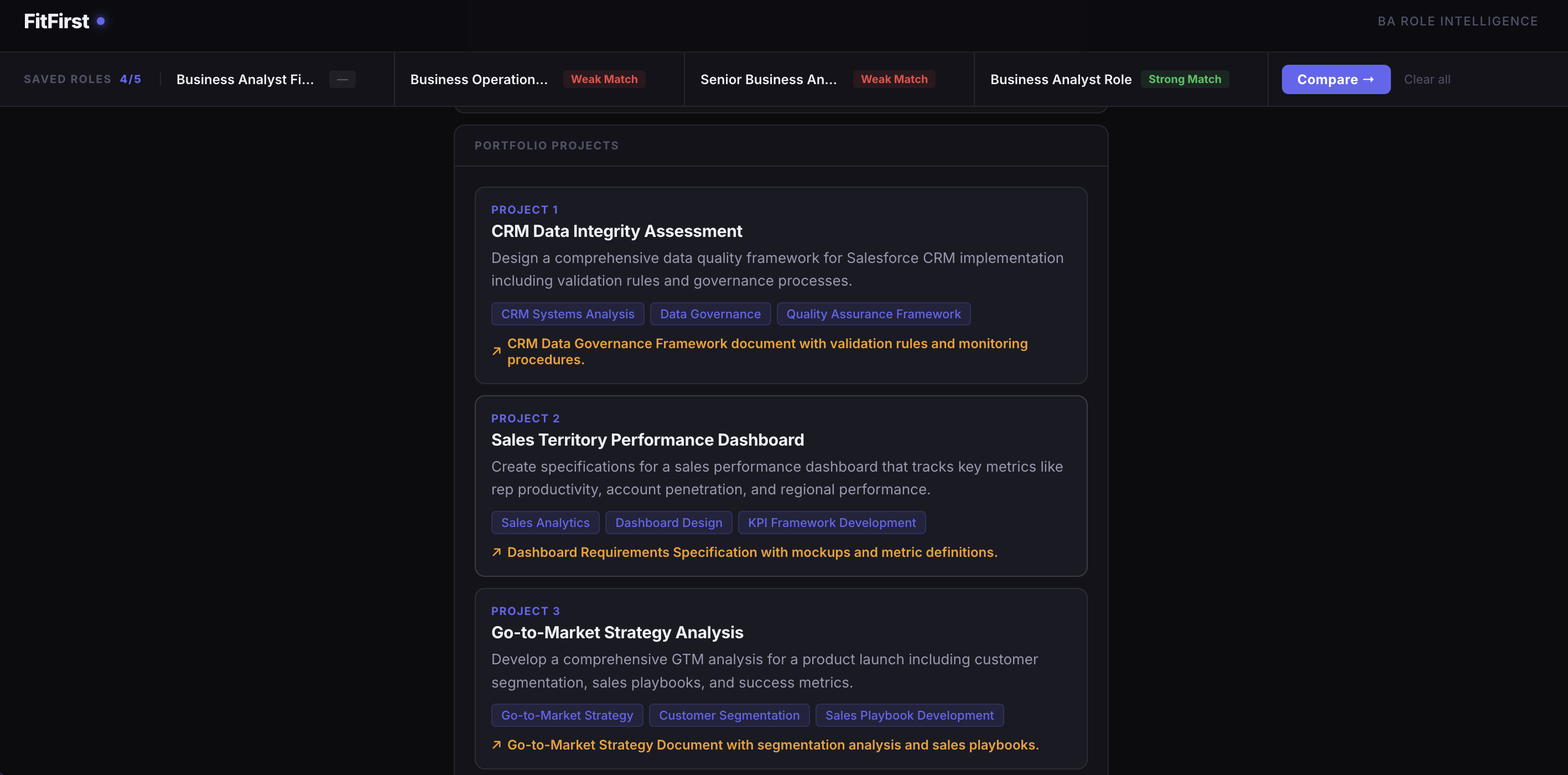 FitFirst - Screenshot 4 showing product features and functionality
