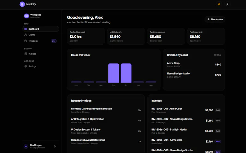 Invoicify screenshot 2