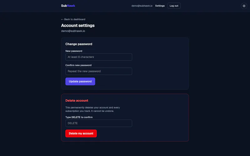 SubHawk screenshot 3