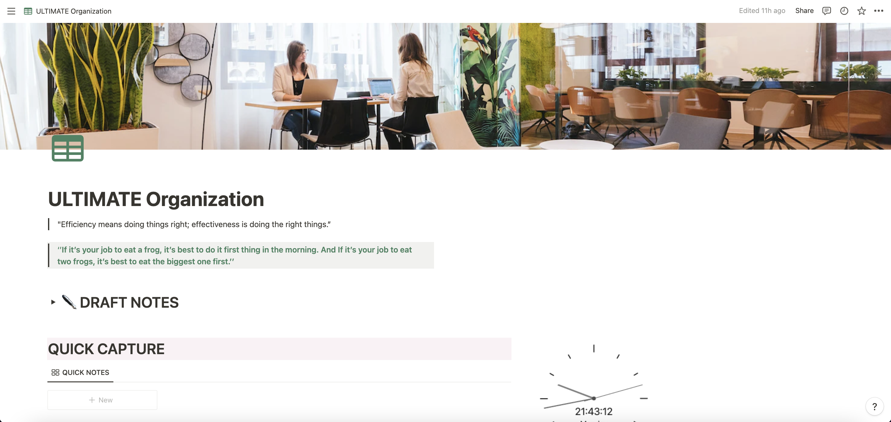 Ultimate Organization