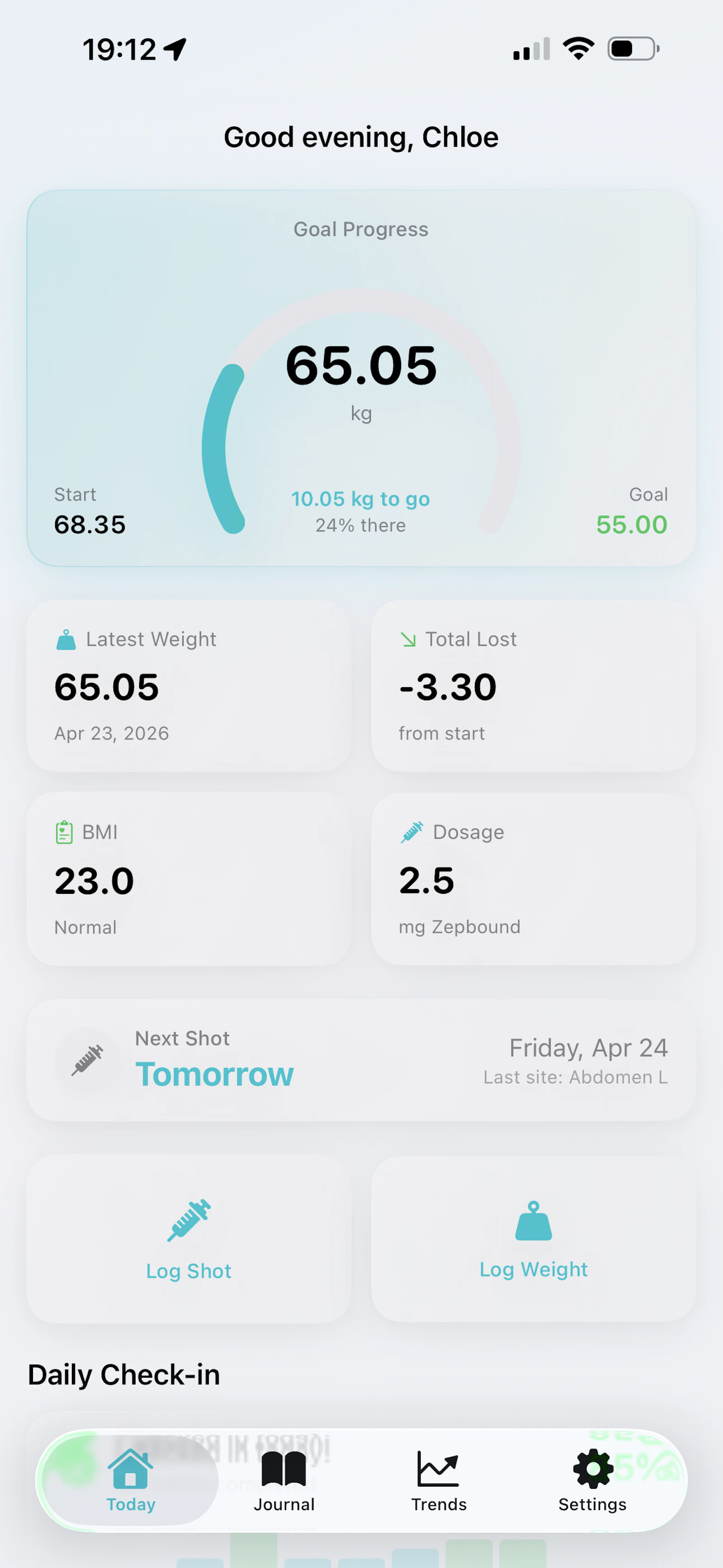 Lumi - GLP-1 Journal screenshot 4