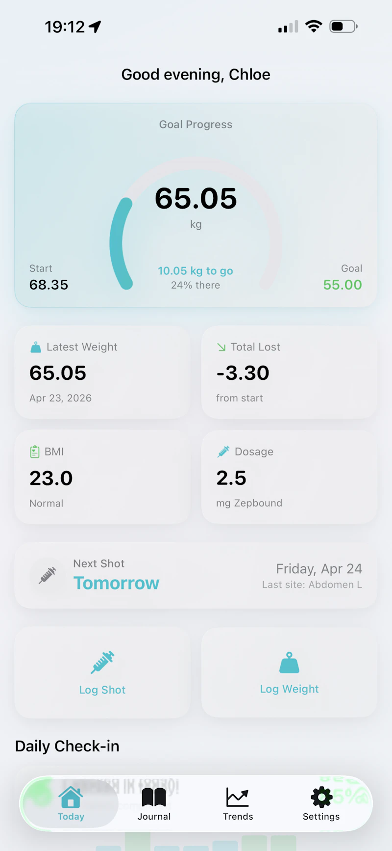 Lumi - GLP-1 Journal screenshot 4