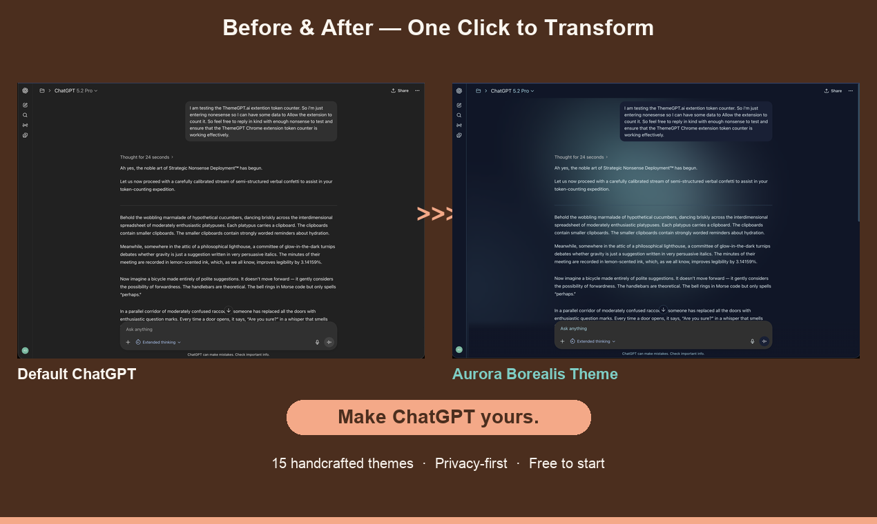 ChatGPT Themes & Dark Mode — ThemeGPT gallery image