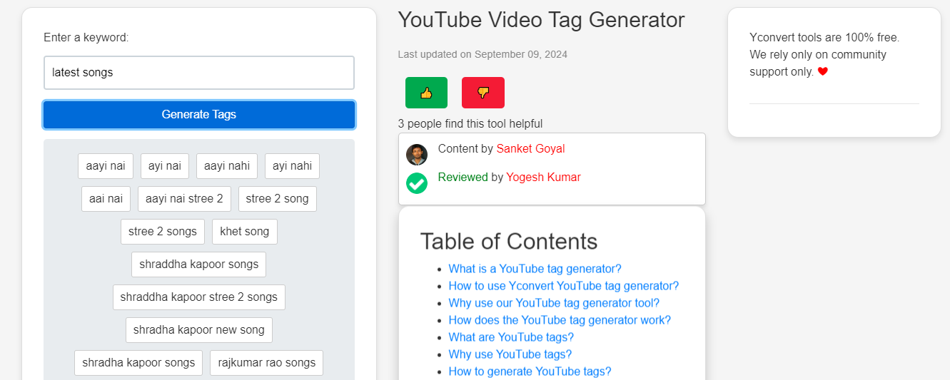 Konvertieren Sie den YouTube -Video -Tag -Generator media 2