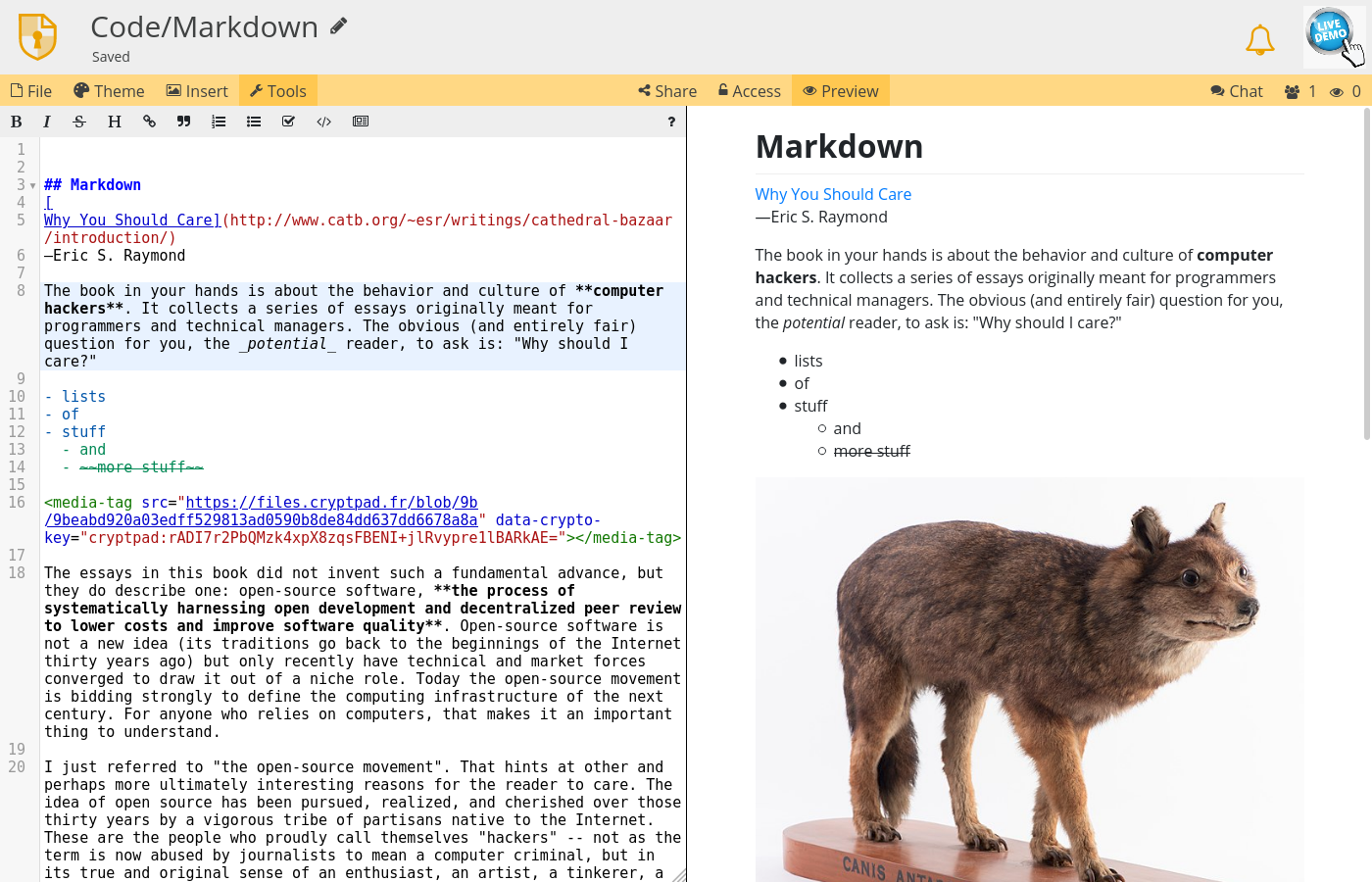 CryptPad gallery image