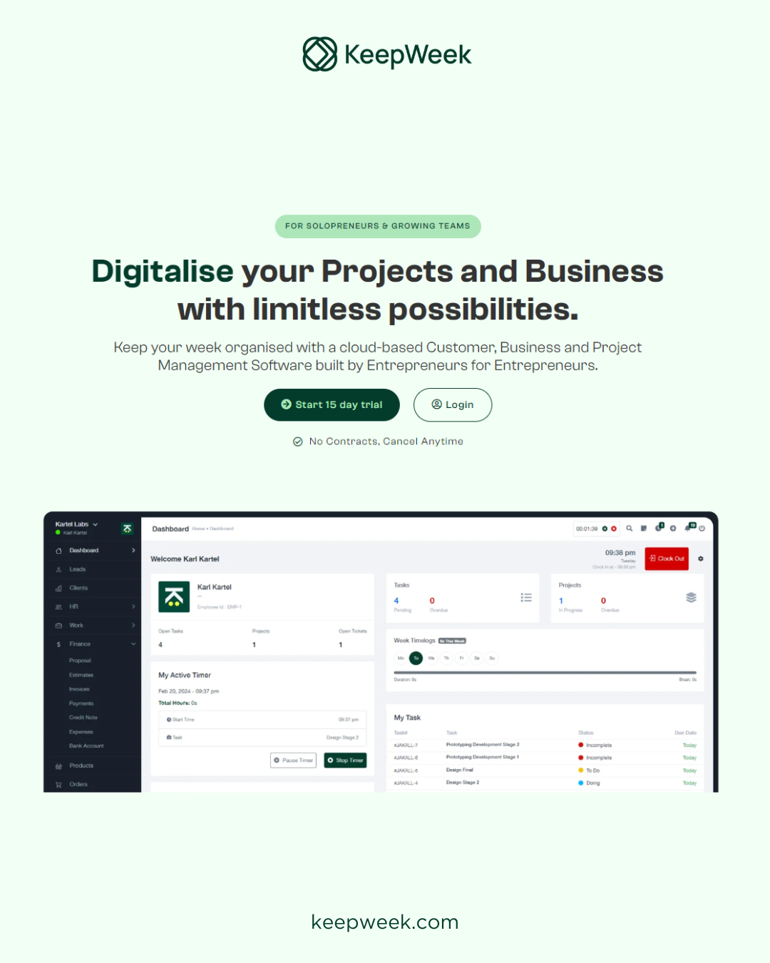 KeepWeek CRM gallery image