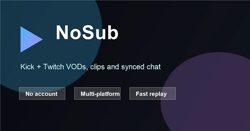 NoSub screenshot 1