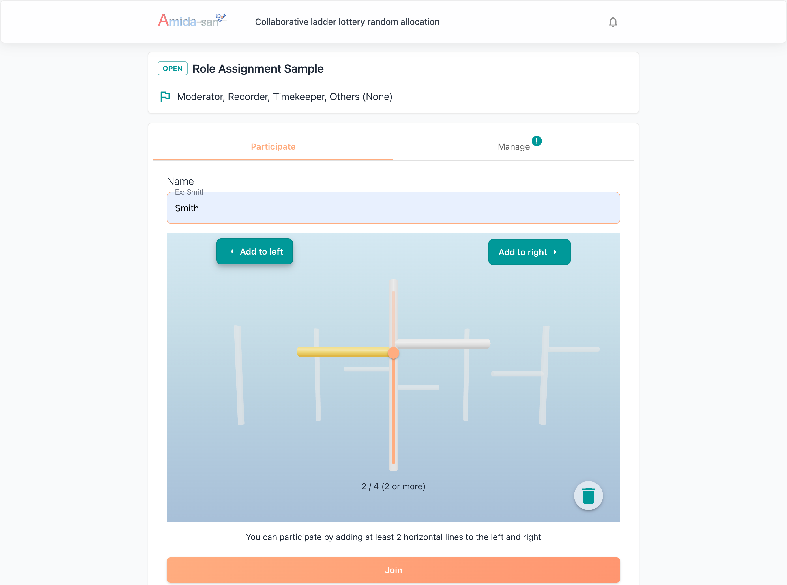 Amida-san -Interactive Ghost Leg Lottery gallery image
