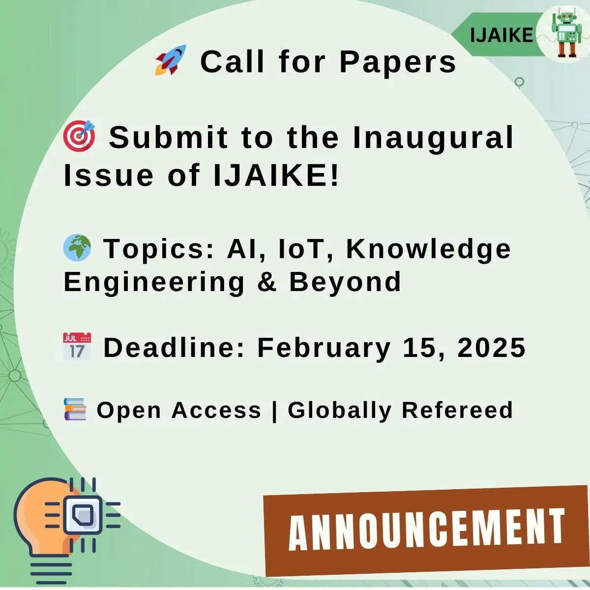 JAIKE- Int. J. of AI and Knowledge Eng. gallery image