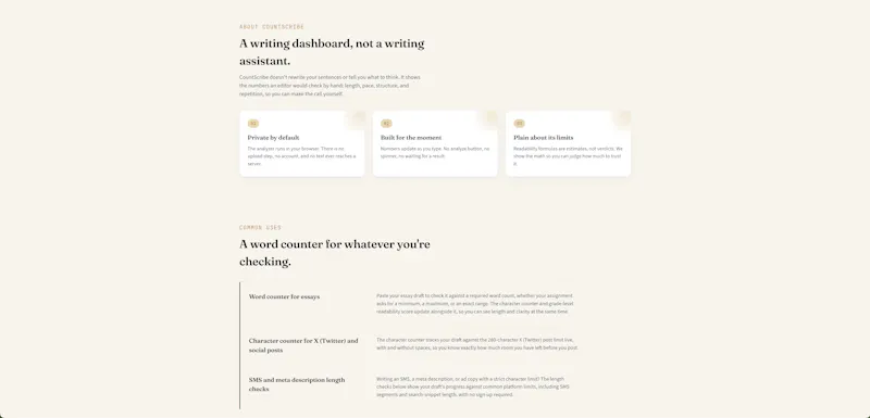 Count Scribe screenshot 4