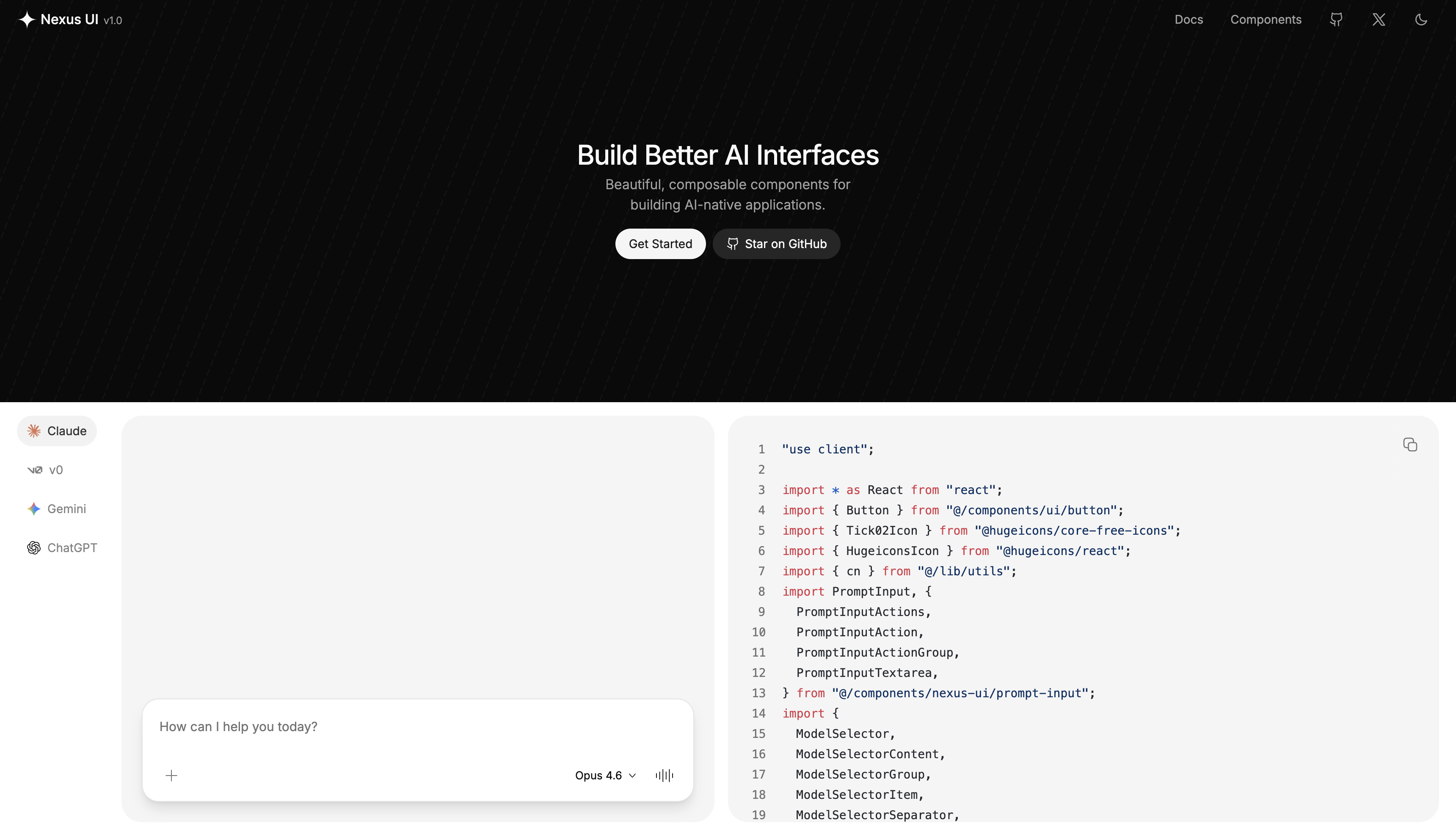 Nexus UI gallery image