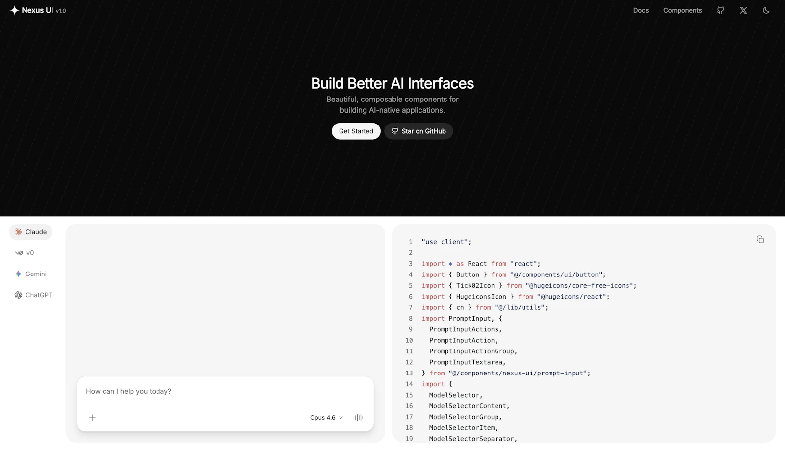 Nexus UI screenshot 3