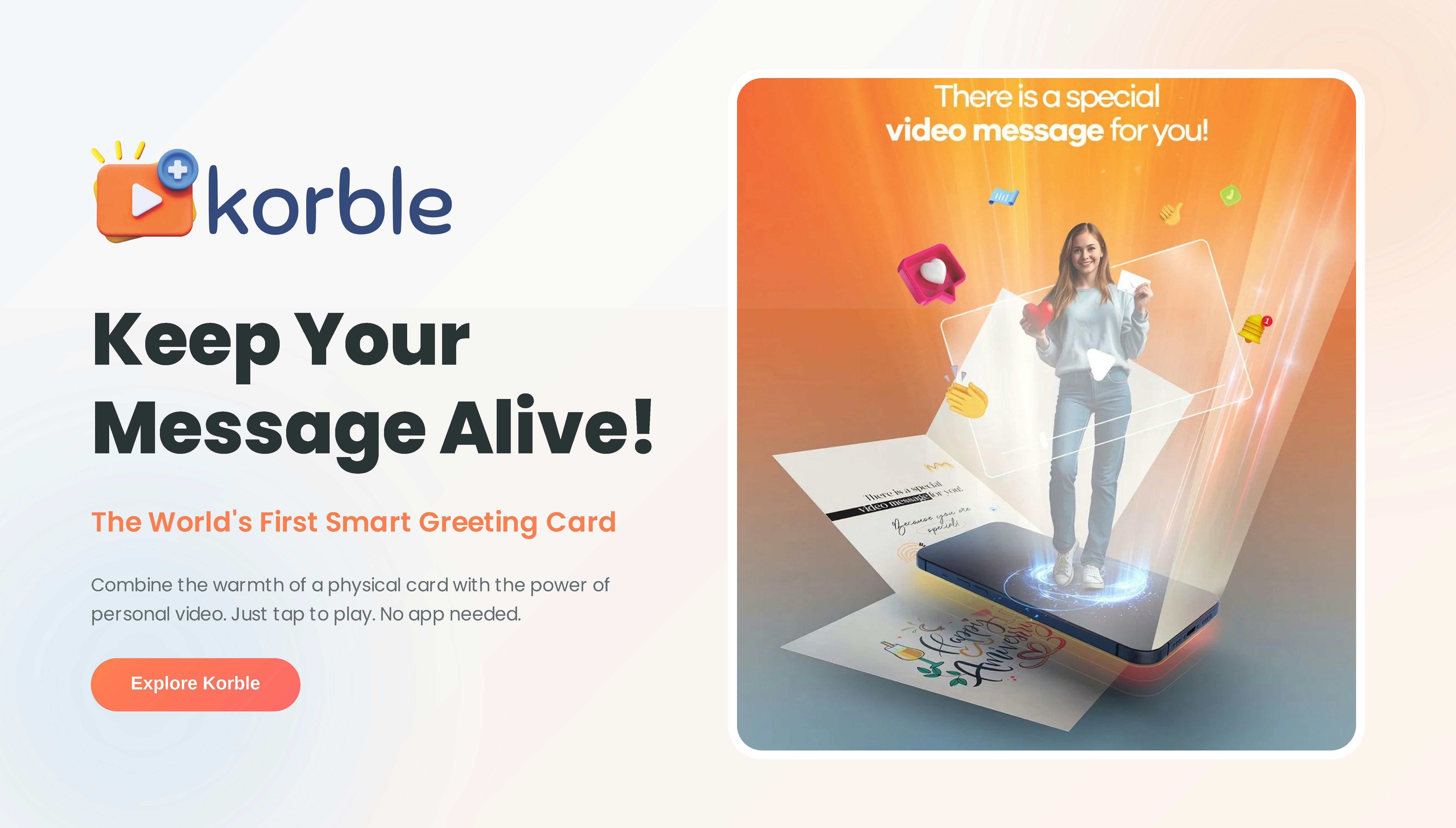 Korble - Screenshot 2 showing product features and functionality