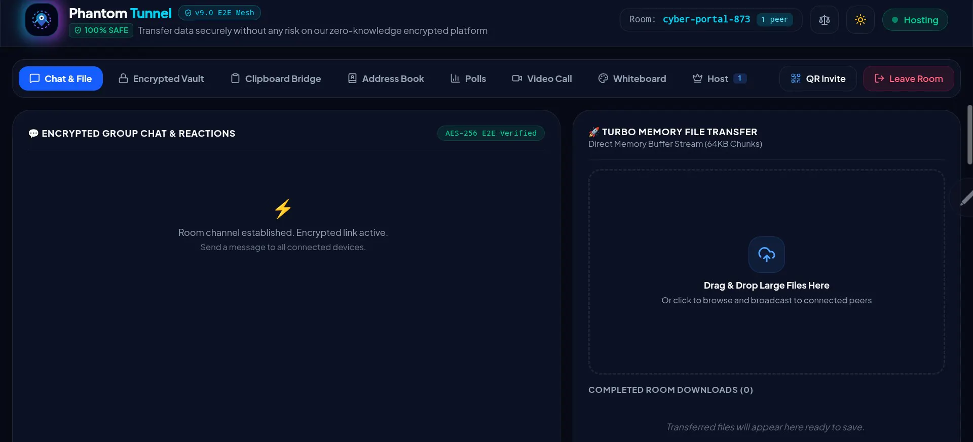 Phantom Tunnel: Zero-Server Workspace gallery image