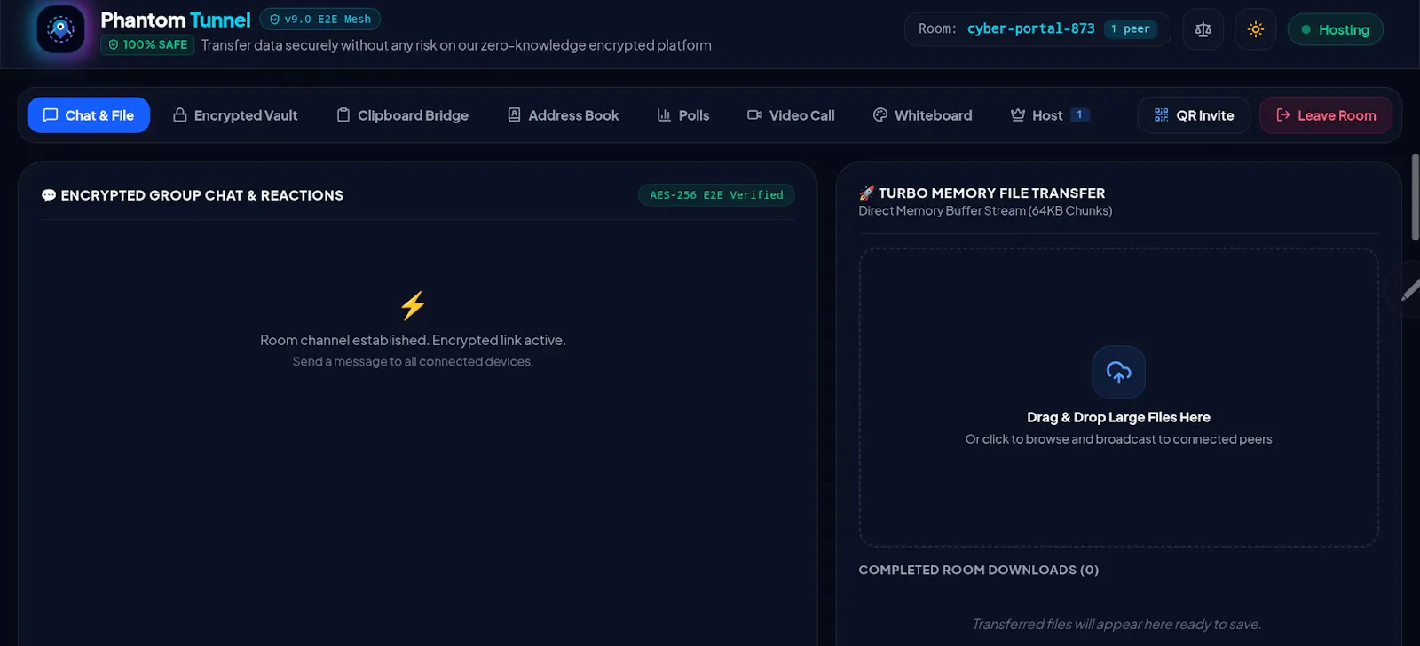 Phantom Tunnel: Zero-Server Workspace screenshot 7