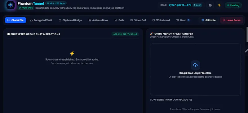Phantom Tunnel: Zero-Server Workspace screenshot 7