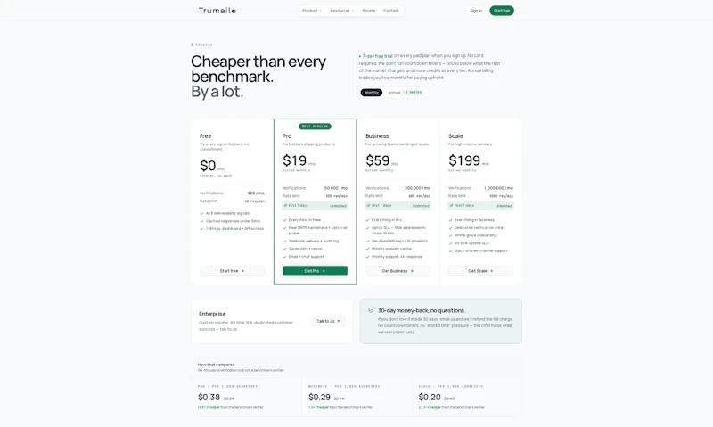 Trumailo - Realtime Email Verification screenshot 6
