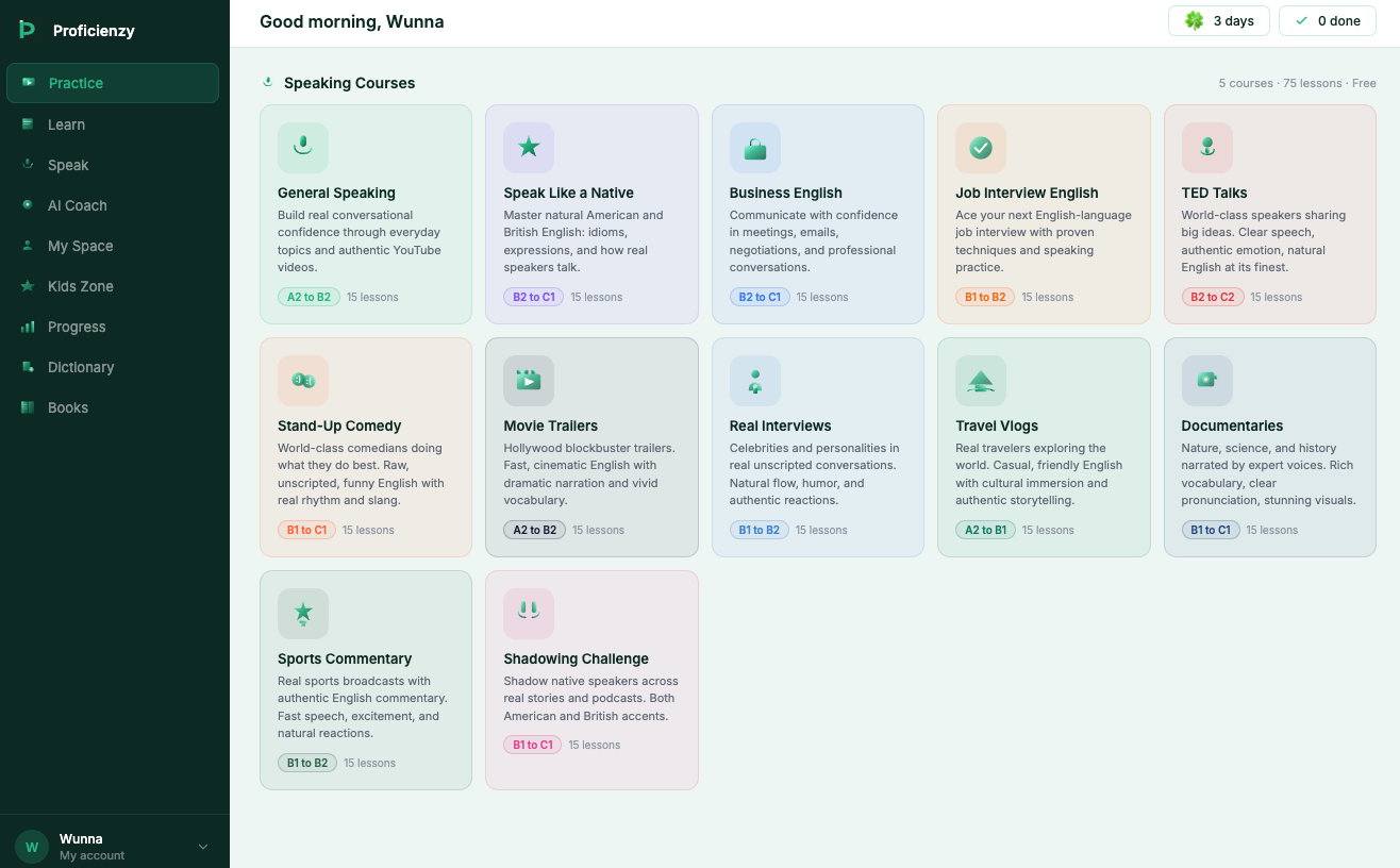Proficienzy - Learn English. gallery image