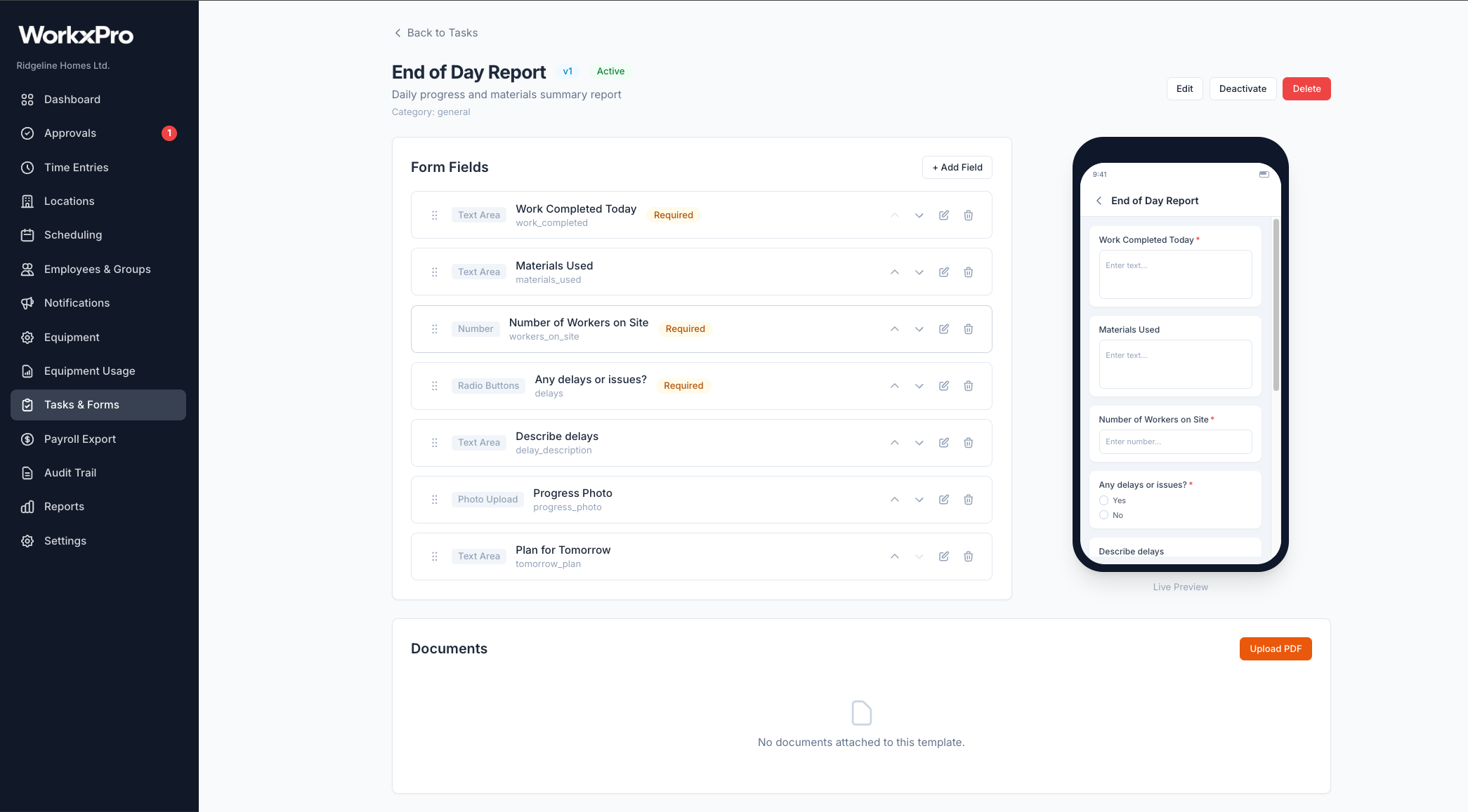 WorkxPro — Construction Crew Management gallery image