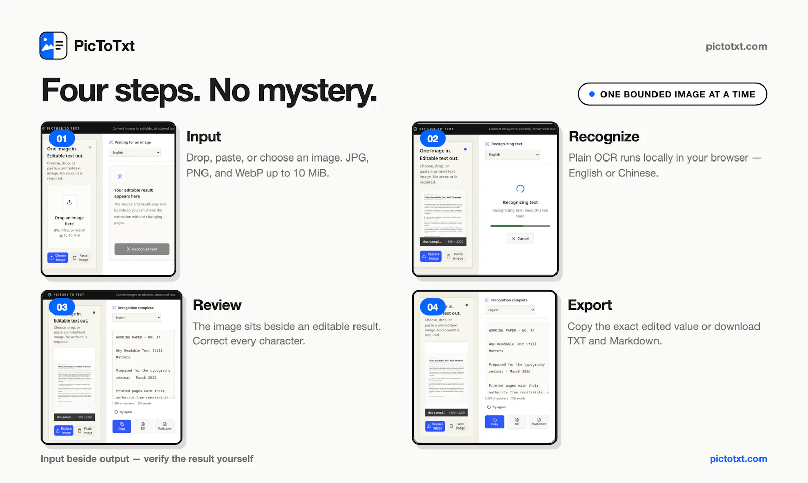 PicToTxt screenshot 2
