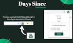 Days Since (Chrome Extension) image