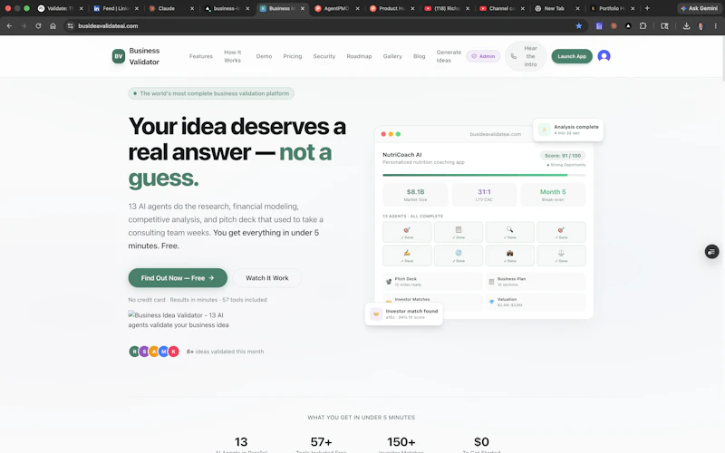 Business Idea Validator screenshot 2