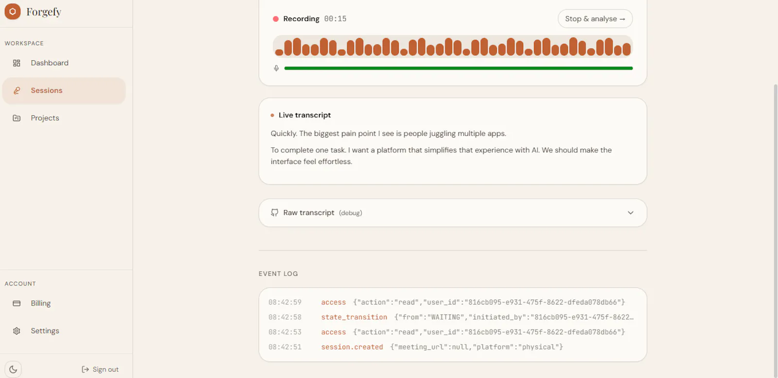 Forgefy screenshot 2