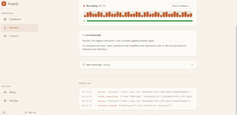 Forgefy screenshot 2