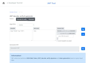 JWT tool gallery image