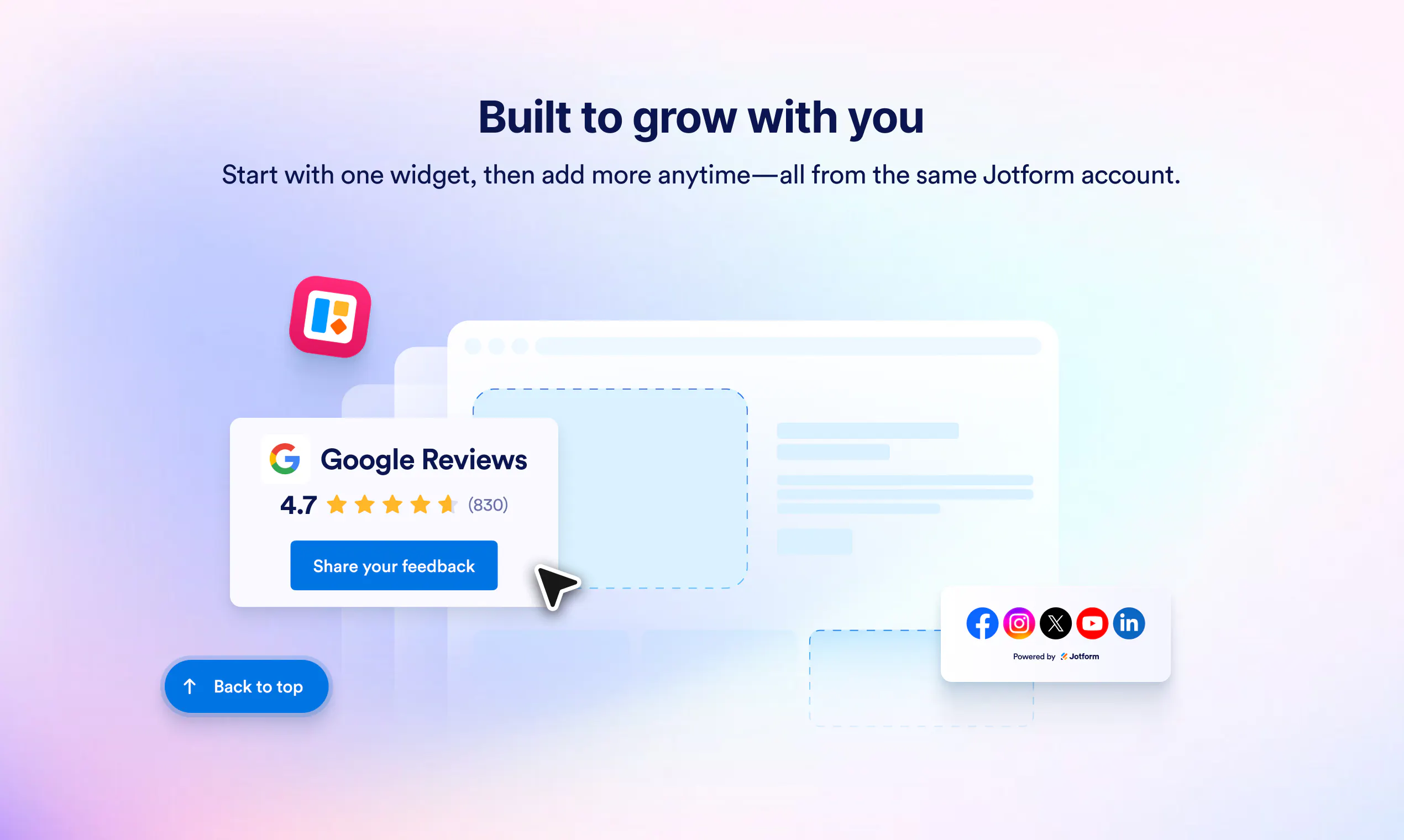 Jotform Website Widgets screenshot 2