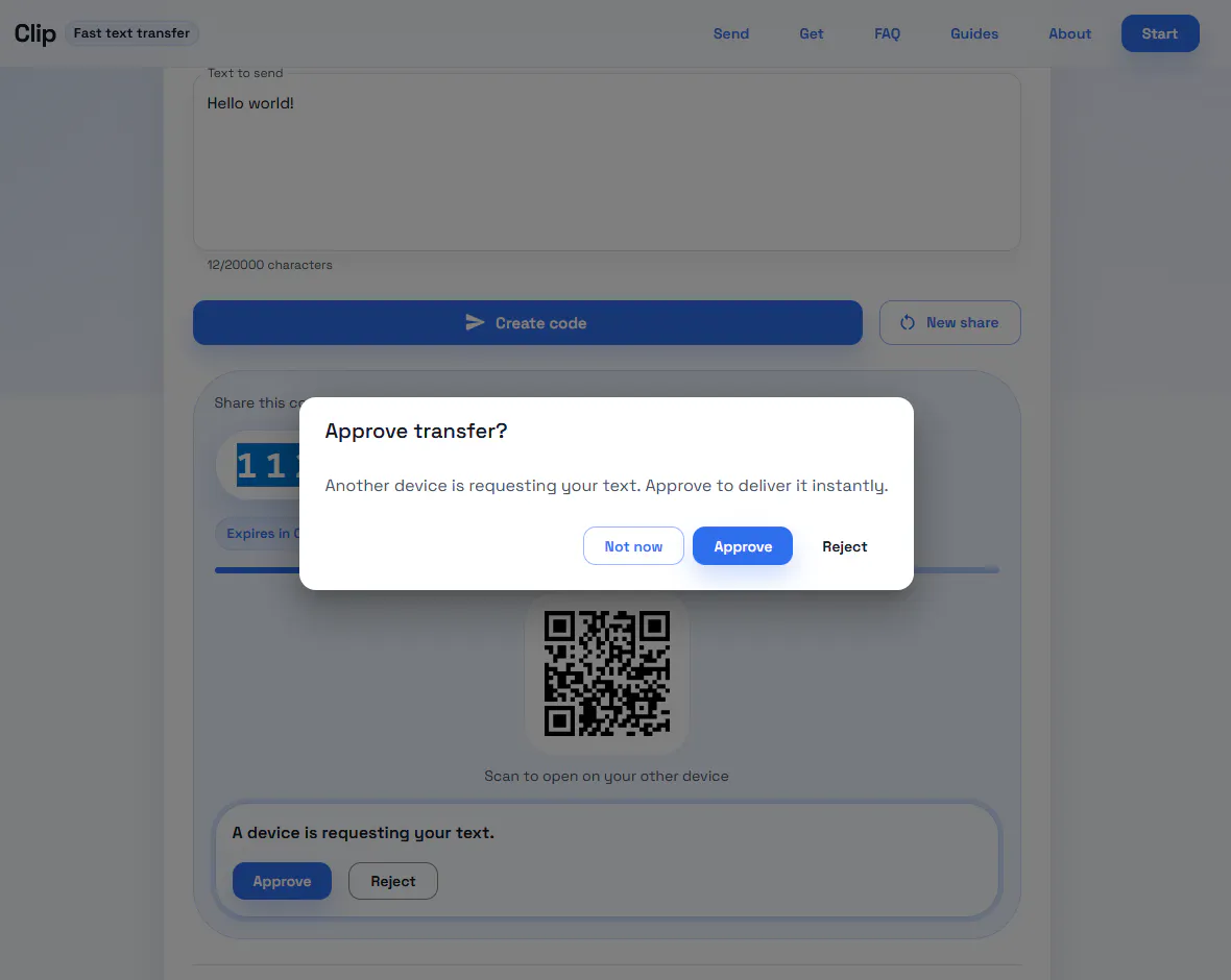 Clip — Send text between devices gallery image