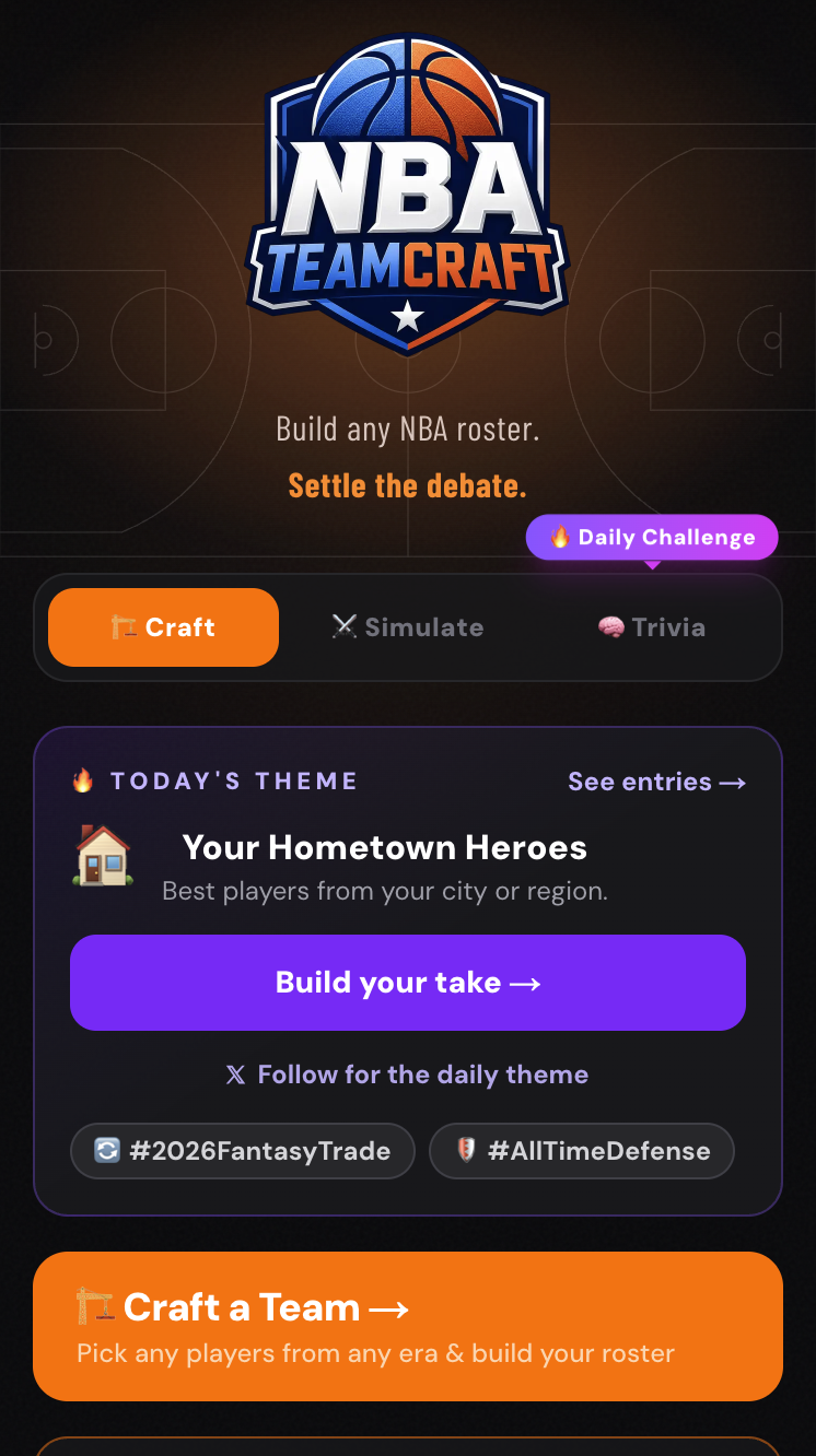 NBA TeamCraft gallery image