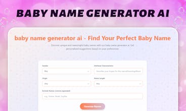 Baby Name AI gallery image