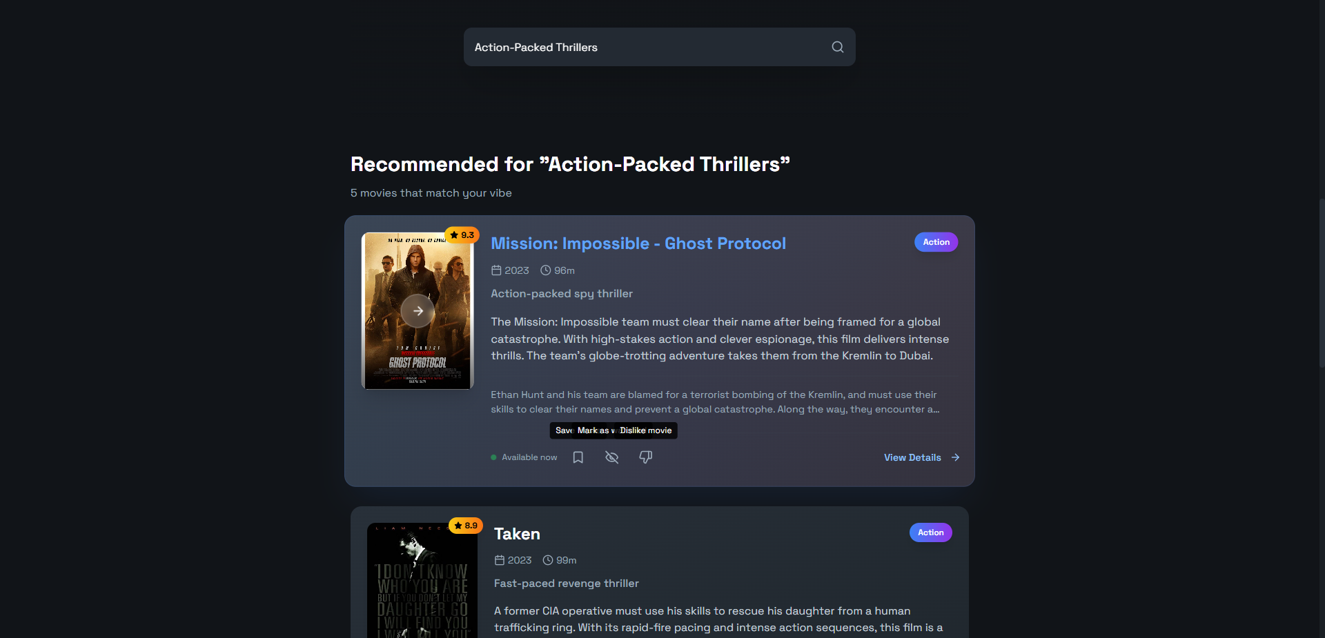 CineMatch gallery image