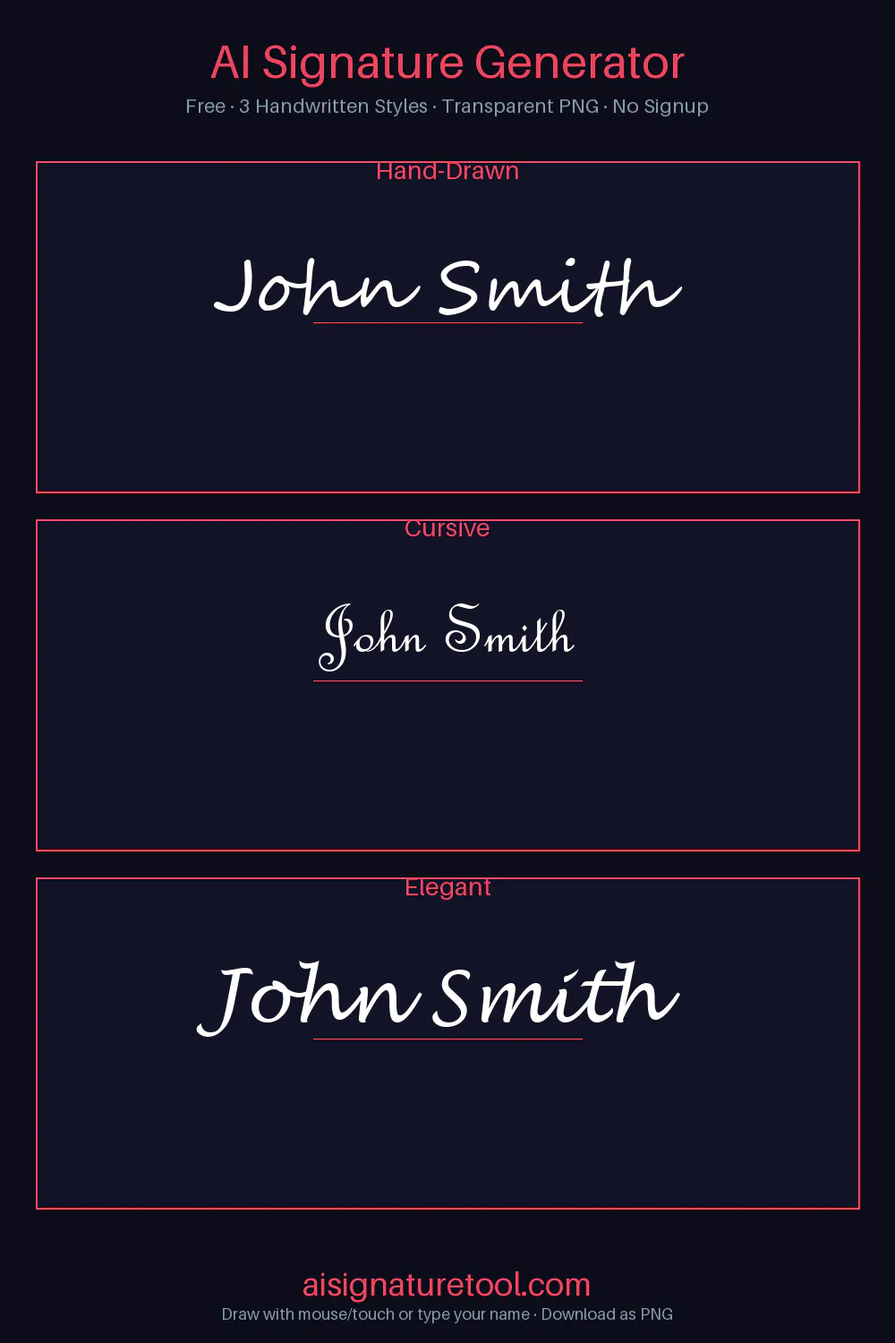 AI Signature Generator